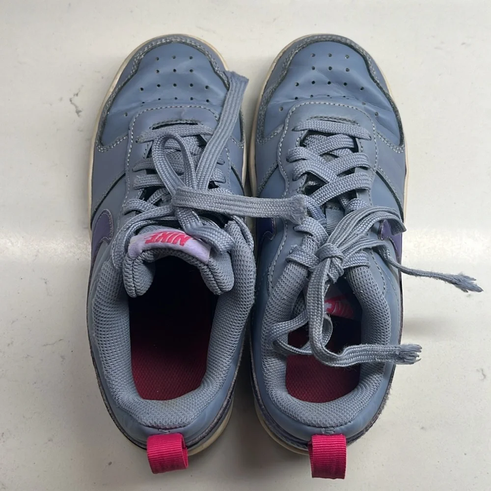 Nike Court Borough Low 2 Youth Sneakers 4 Ashen‎ Slate Athletic Shoe BQ5448-402
